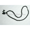 Magnetic Hematite Bear beaded Necklace